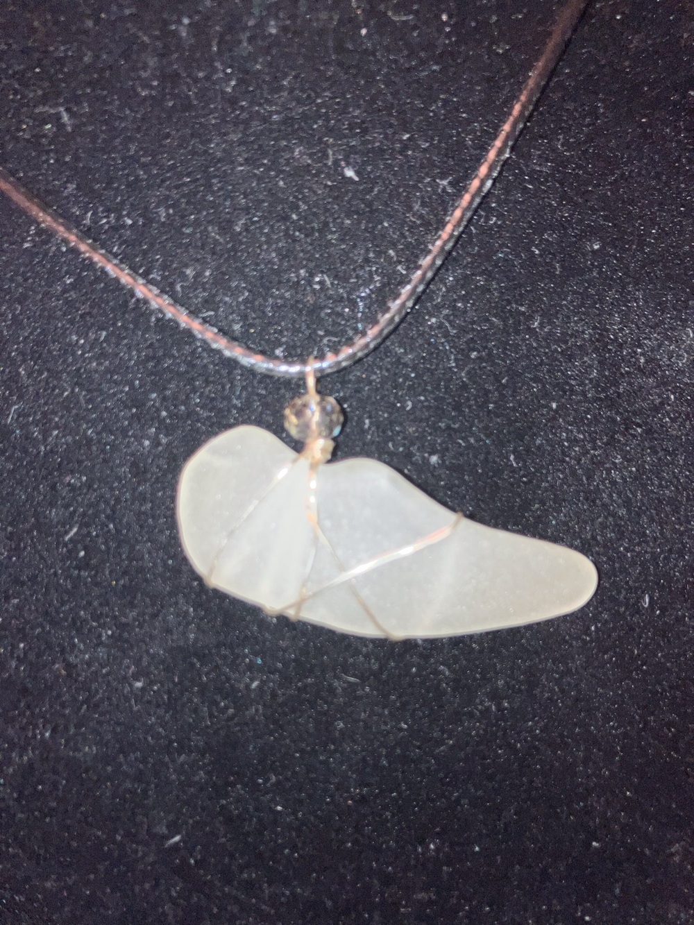 #148 handmade seaglass pendant necklace